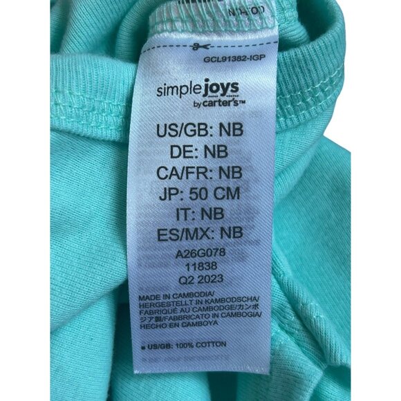 Simple Joys by Carter's baby-boys 6-pack Short-sleeve Bodysuit Newborn - Picture 6 of 7